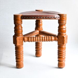 Vintage brutalist mid century statiefkruk
