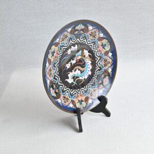 Japans cloisonne emaille bord - Afbeelding 3