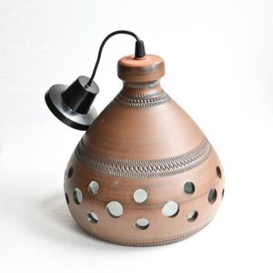 Vintage sgraffito hanglamp