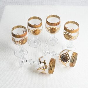 Set Bohemien kristal glazen - Afbeelding 4