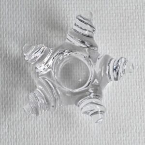 Waxinelichtjeshouder zeester Orrefors - Afbeelding 1