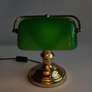 Notarislamp groen glas - Afbeelding 4